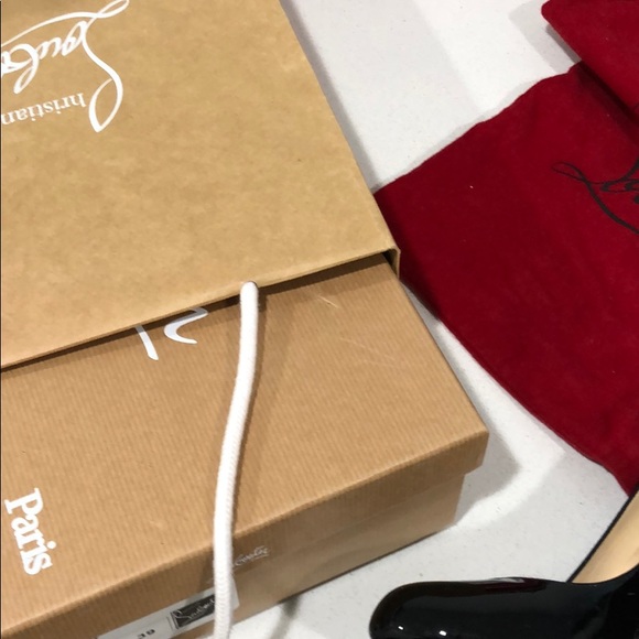 Christian Louboutin Neofilo 120 Patent Black Heels - Picture 8 of 8